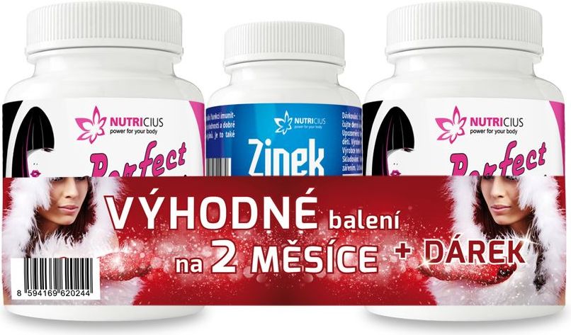 Nutricius Perfect HAIR new methionin 500 mg 2 x 100 tablet + dárek kofeinový šampon - obrázek 2
