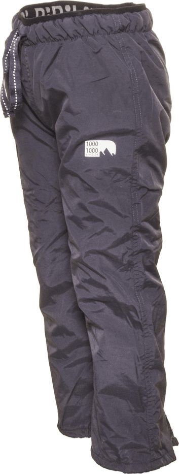 PIDILIDI Dětské zimní kalhoty s fleecovou podšívkou 86 šedá - obrázek 1