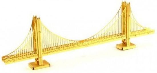 METAL EARTH 3D puzzle Most Golden Gate (zlatý) - obrázek 1