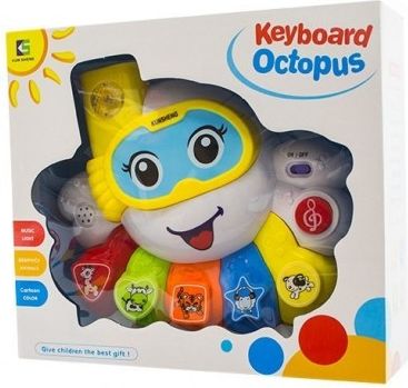 Interaktivní hračka s melodií - Keyboard Chobotnice