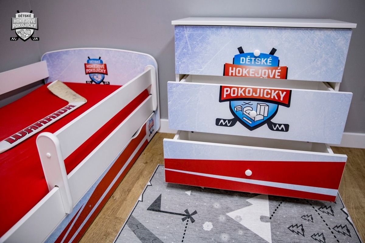 Hokejový pokojíček - Mountfield HK  komoda - obrázek 11
