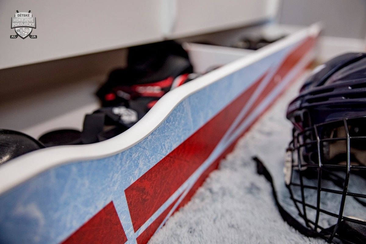 Hokejový pokojíček - HC VÍTKOVICE RIDERA postel + úložný prostor - obrázek 17