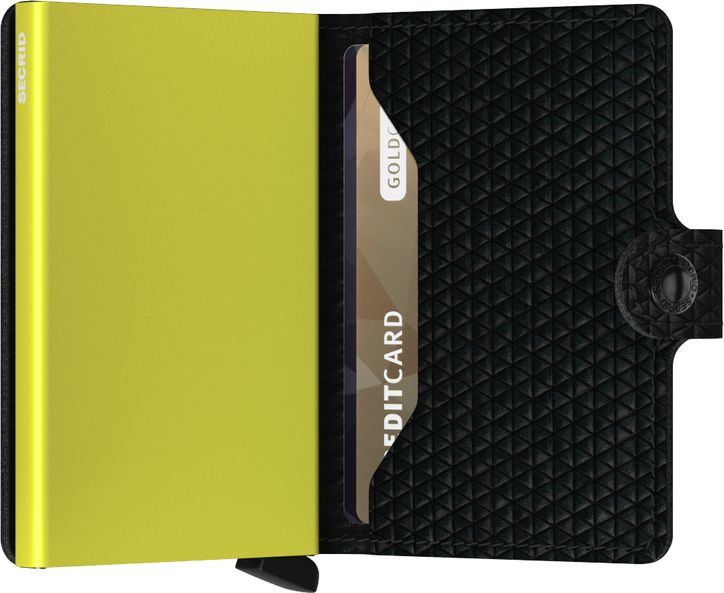 Secrid speciální kožená peněženka Mini Wallet Diamond Black - obrázek 4