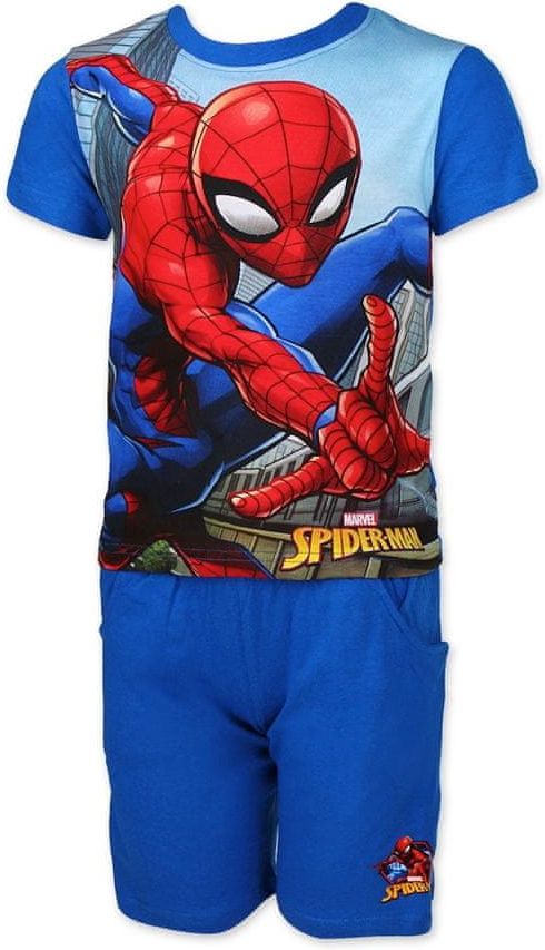 SETINO Chlapecký komplet tričko a kraťasy "Spider-man" - světle modrá - 98 / 2–3 let - obrázek 1