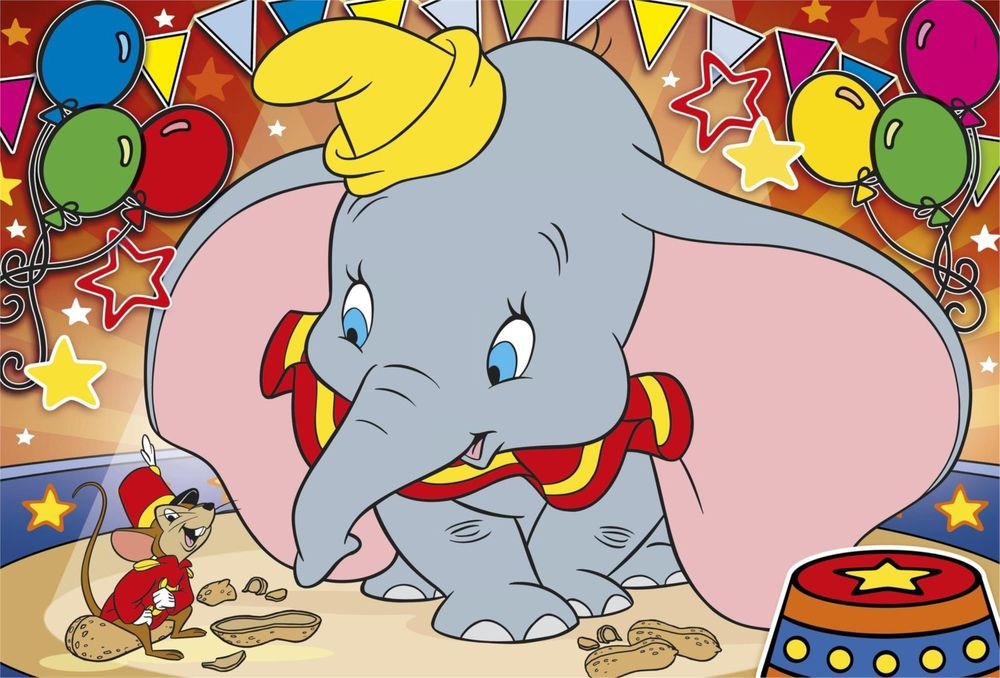 Clementoni Puzzle Dumbo MAXI 104 dílků - obrázek 1