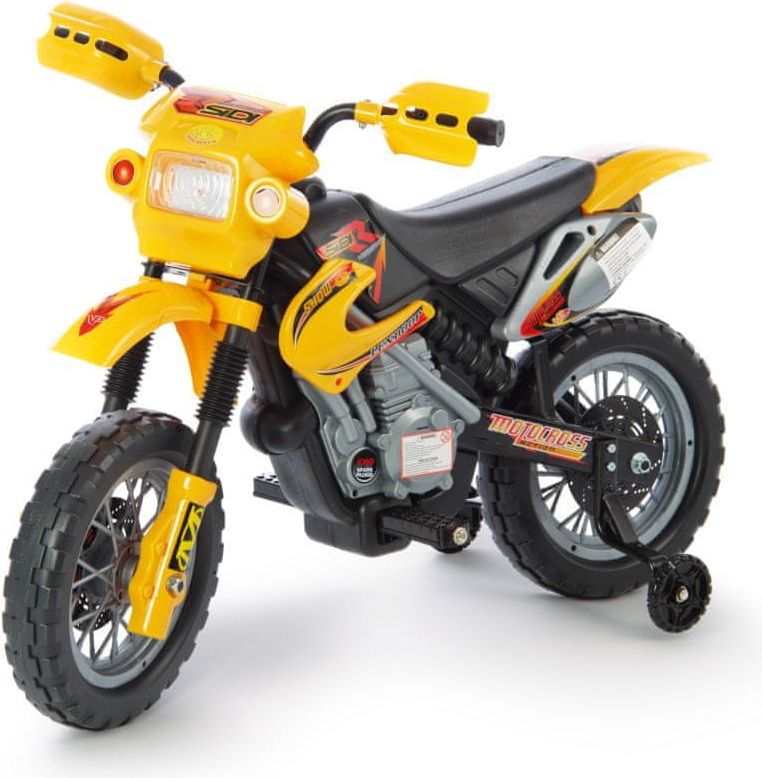 Kids World Dětská motorka Enduro YJ137 žlutá - obrázek 1