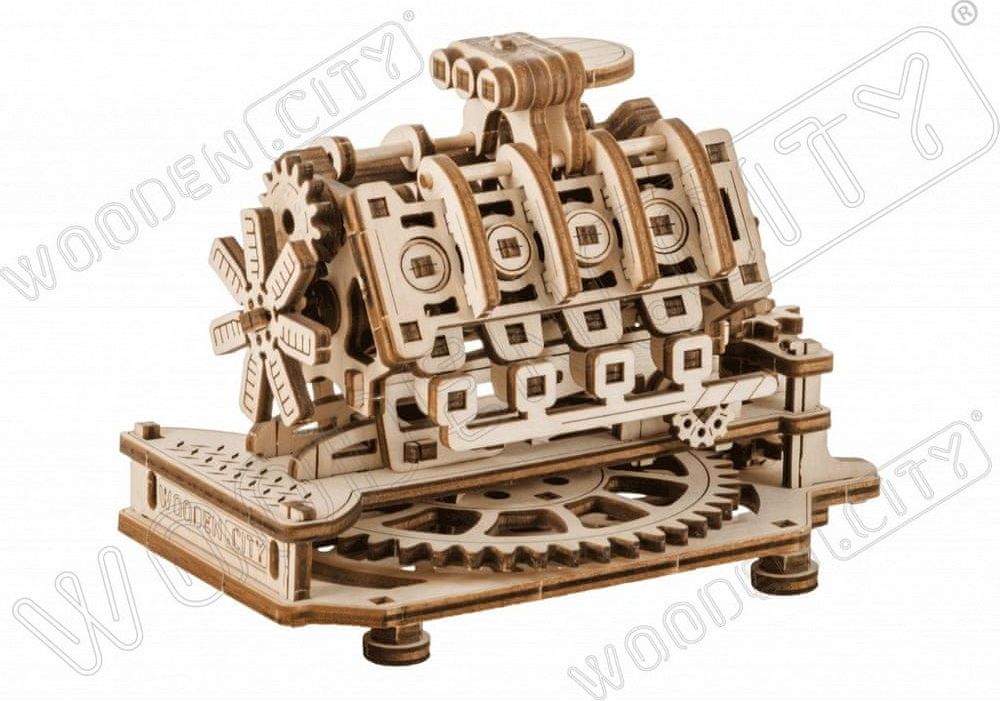 Wooden city Motor V8 - obrázek 1