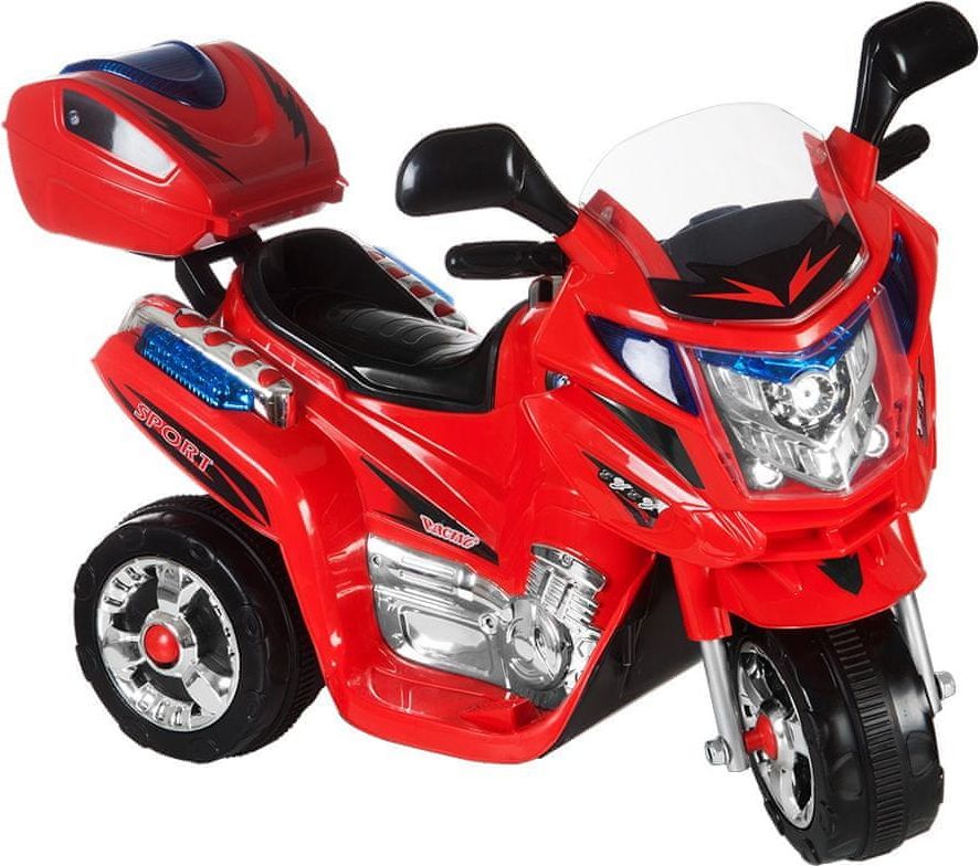 Kids World Dětská elektrická motorka Rallye 11803A červená - obrázek 1