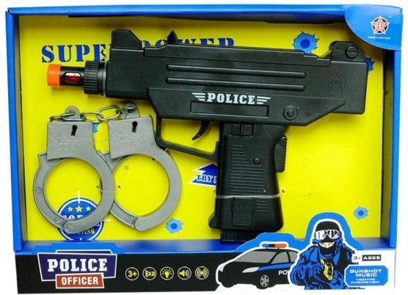 Mac Toys Policejní pistole s pouty - obrázek 1