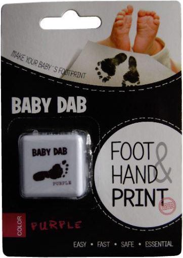 Baby Dab Barva na dětské otisky Fialová - obrázek 2