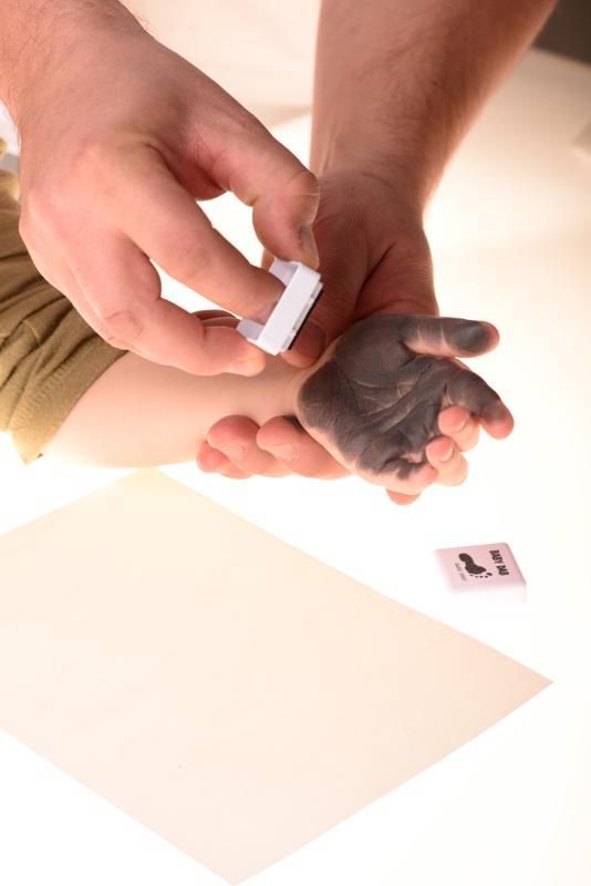 Baby Dab Barva na dětské otisky Šedá - obrázek 3