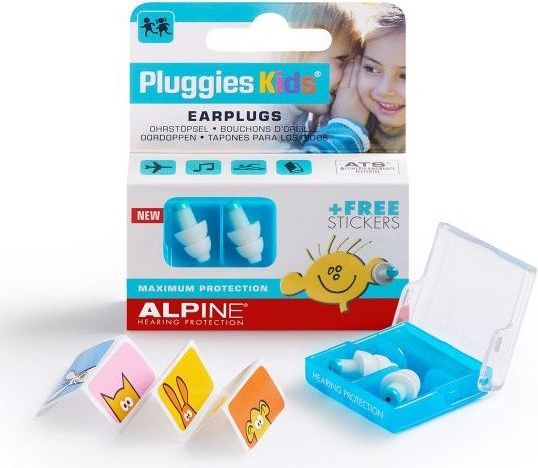 ALPINE Hearing Pluggies Kids - dětské špunty do uší - obrázek 1