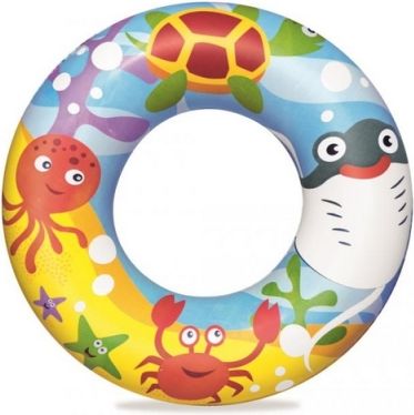 Nafukovací SET - bazén 112cm, plavací kruh 51cm, míč 41x15cm - obrázek 9