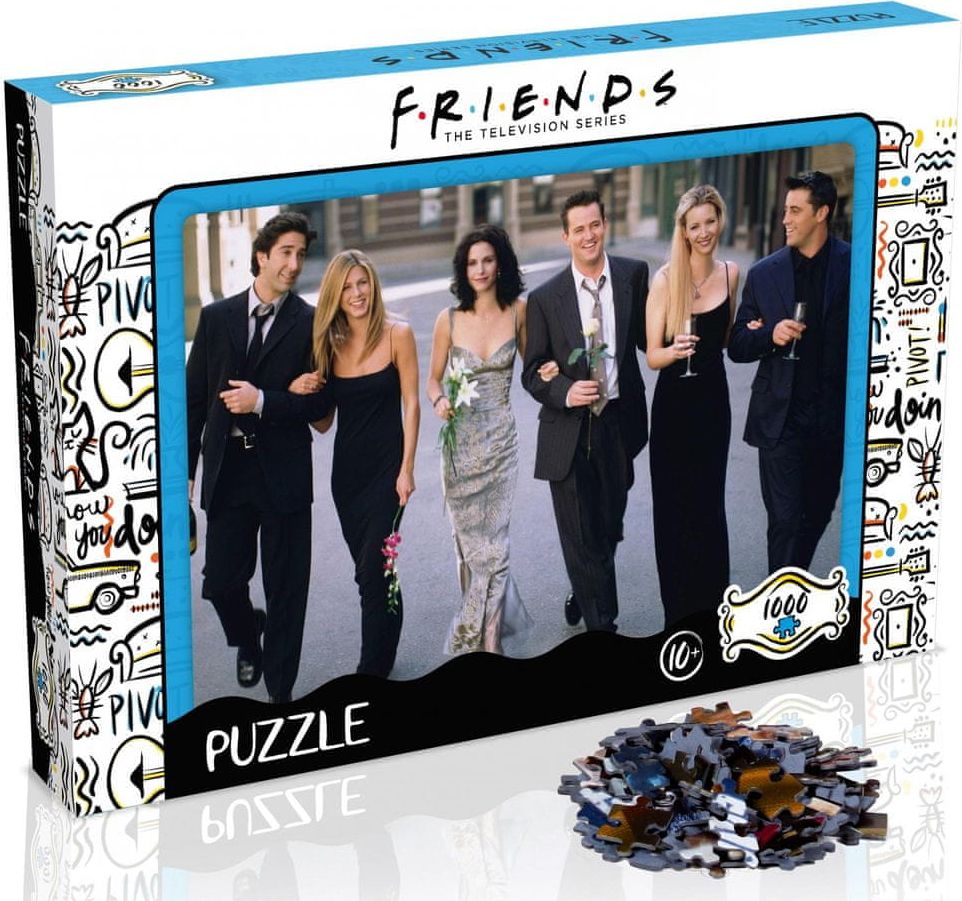 Winning Moves Přátelé Banquet puzzle 1000 dílků - obrázek 1