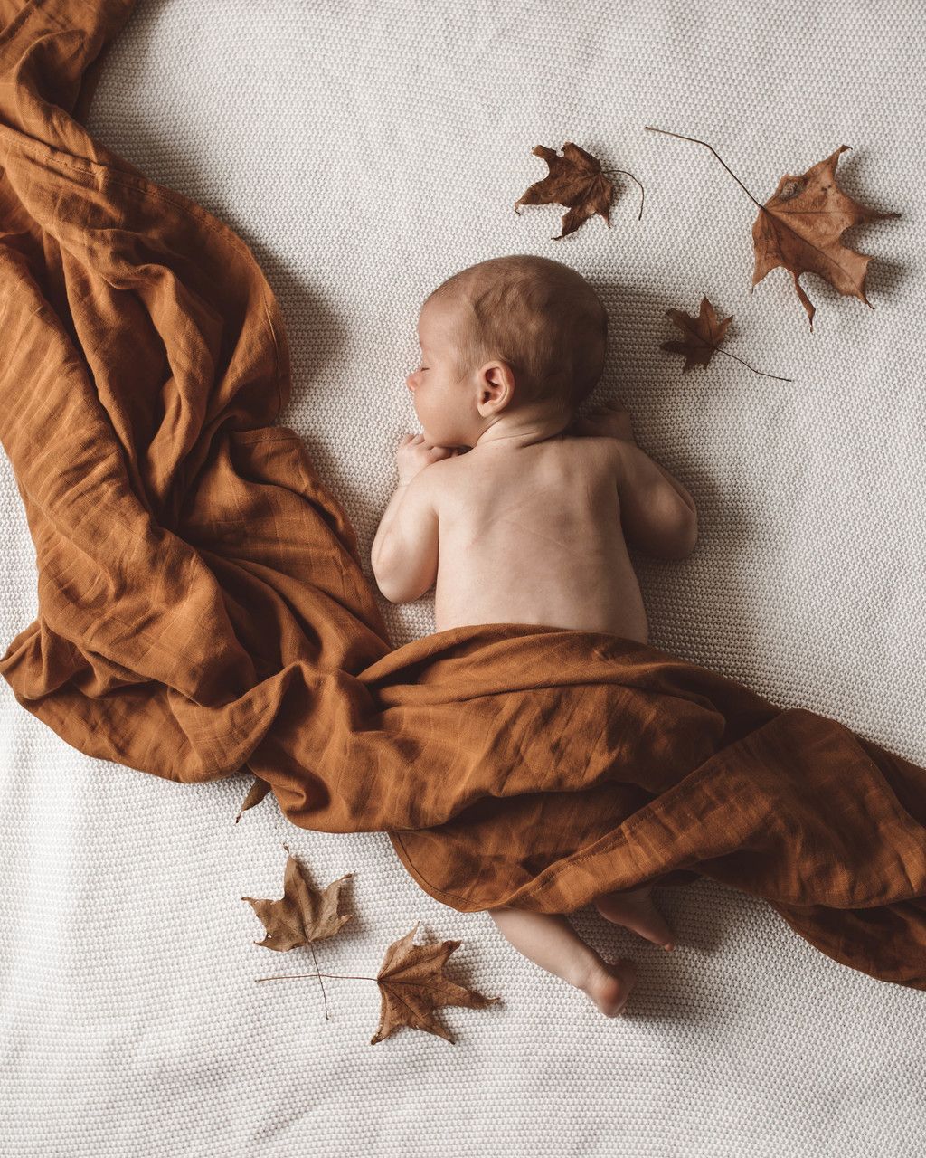 Snuggle Hunny Kids Organická mušelinová zavinovací plena bronze - obrázek 3