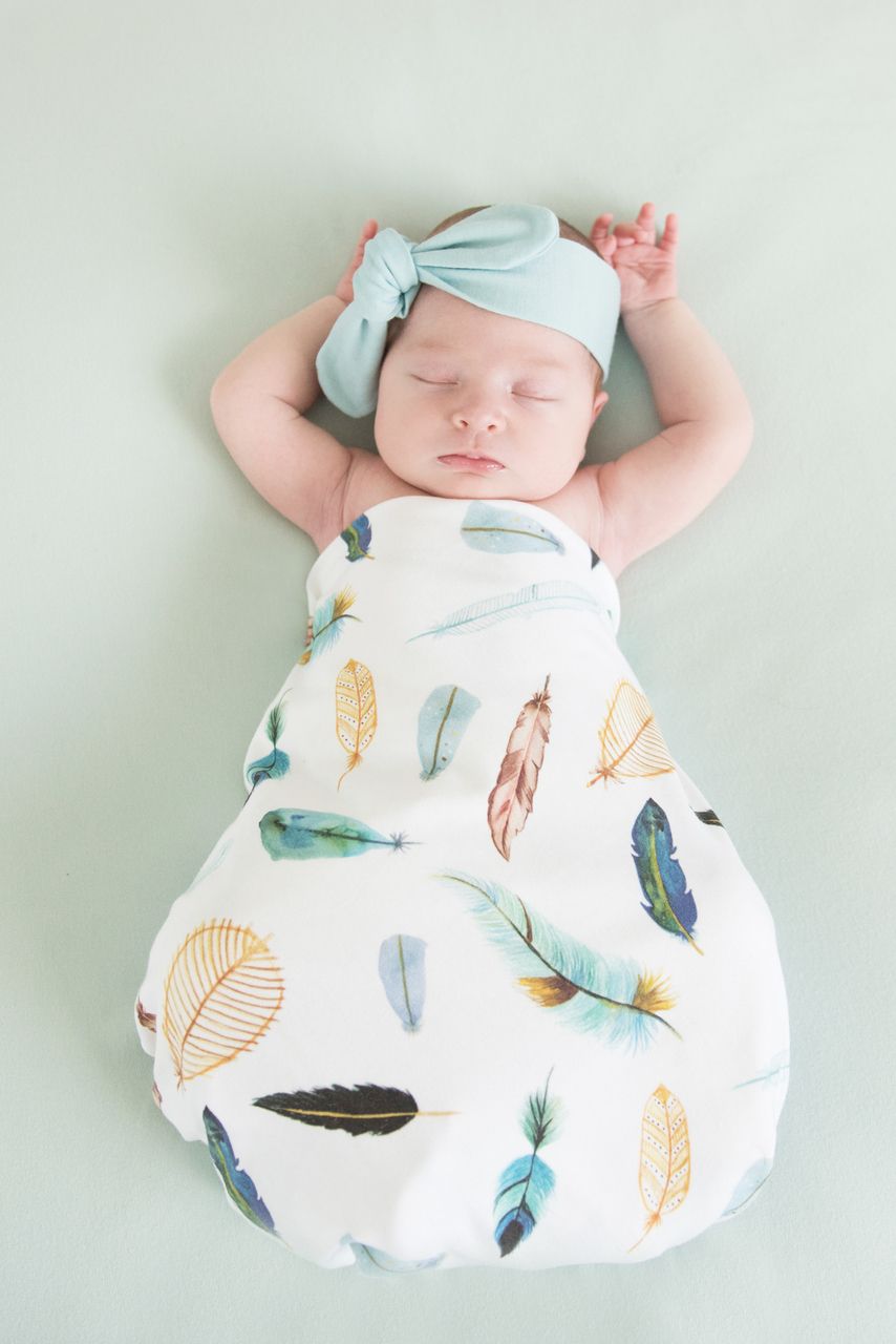 Snuggle Hunny Kids Bavlněná zavinovačka / šátek s čepičkou set Dreamweaver - obrázek 2