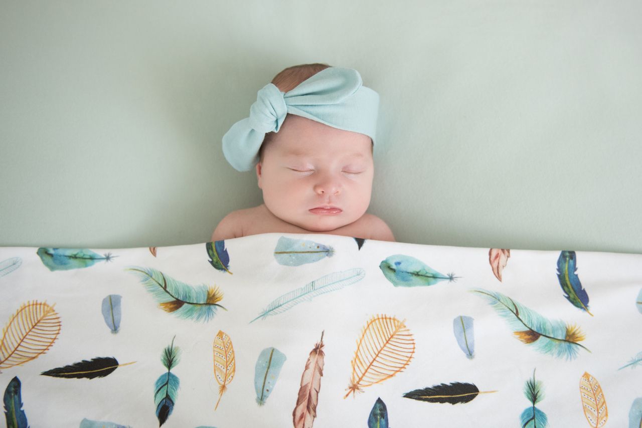 Snuggle Hunny Kids Bavlněná zavinovačka / šátek s čepičkou set Dreamweaver - obrázek 4