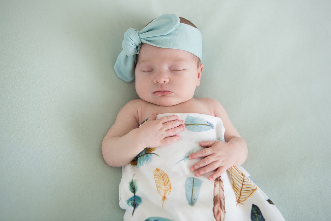 Snuggle Hunny Kids Bavlněná zavinovačka / šátek s čepičkou set Dreamweaver - obrázek 6