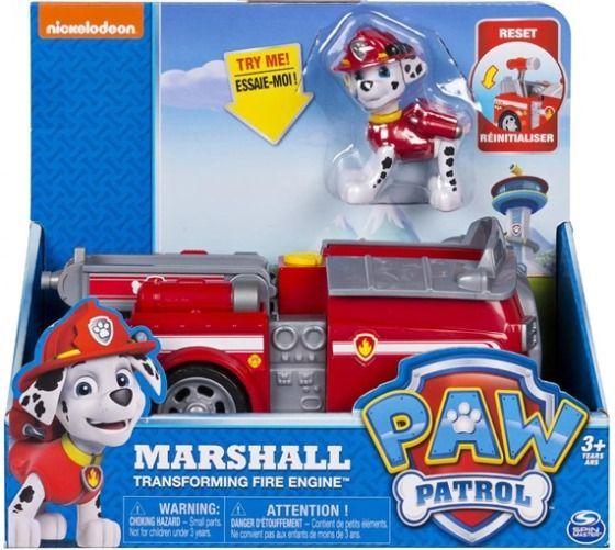 Spin Master Akční autíčko s figurkou Paw Patrol Marshall - obrázek 1