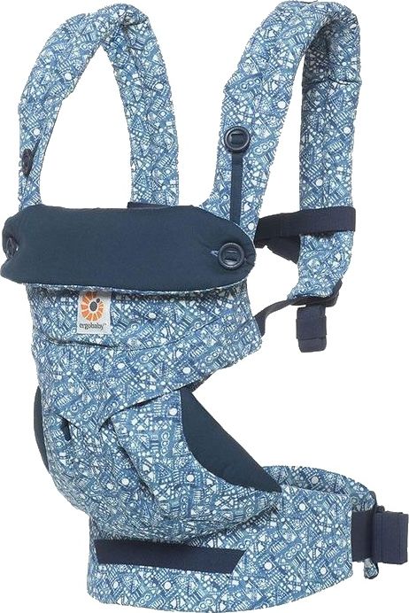 ERGOBABY 360 Nosítko – Batik Indigo - obrázek 1