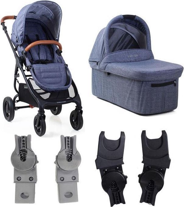 VALCO BABY Kočárek kombinovaný Trend 4 Ultra Denim včetně adaptérů k autosedačce - obrázek 1