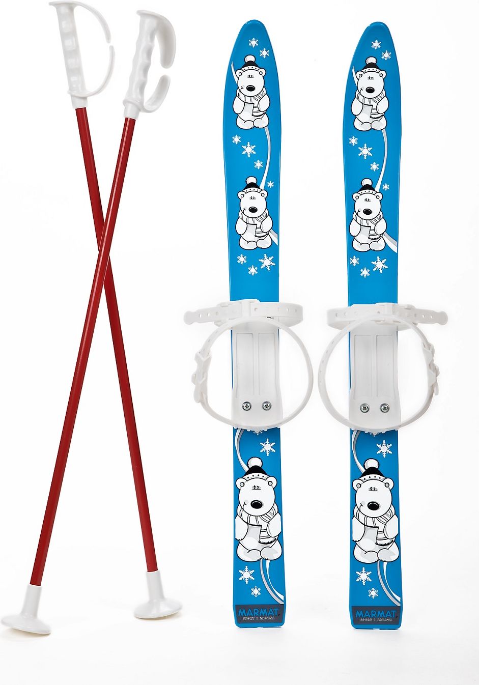 Baby Ski 70 cm - dětské plastové lyže - modré - obrázek 1