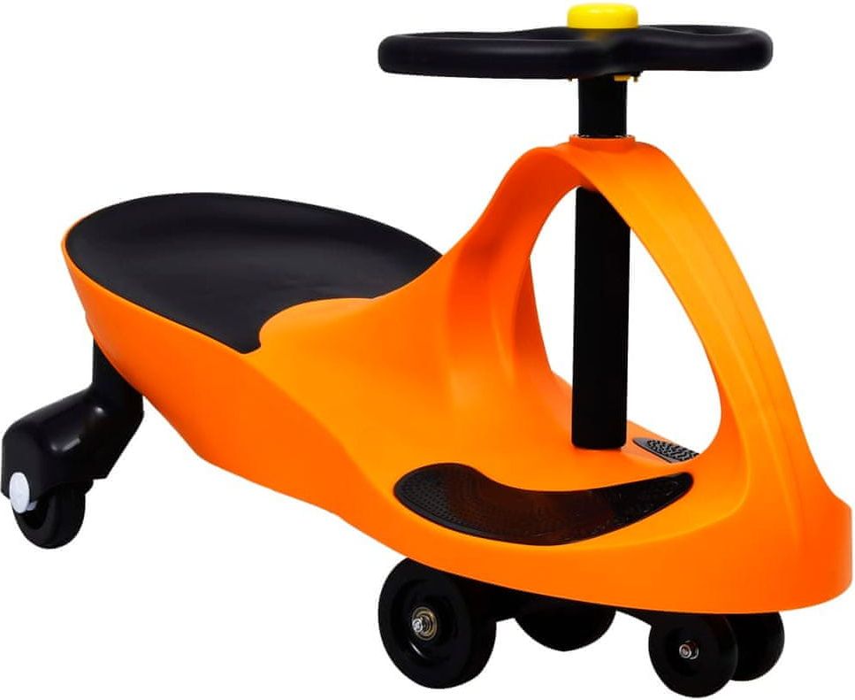 shumee Dětské vozítko a odrážedlo SwingCar s klaksonem oranžové - obrázek 1