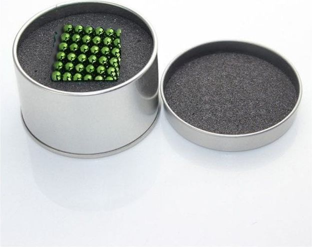 Neocube Neocube - zelené magnetické kuličky v dárkové krabičce - obrázek 1