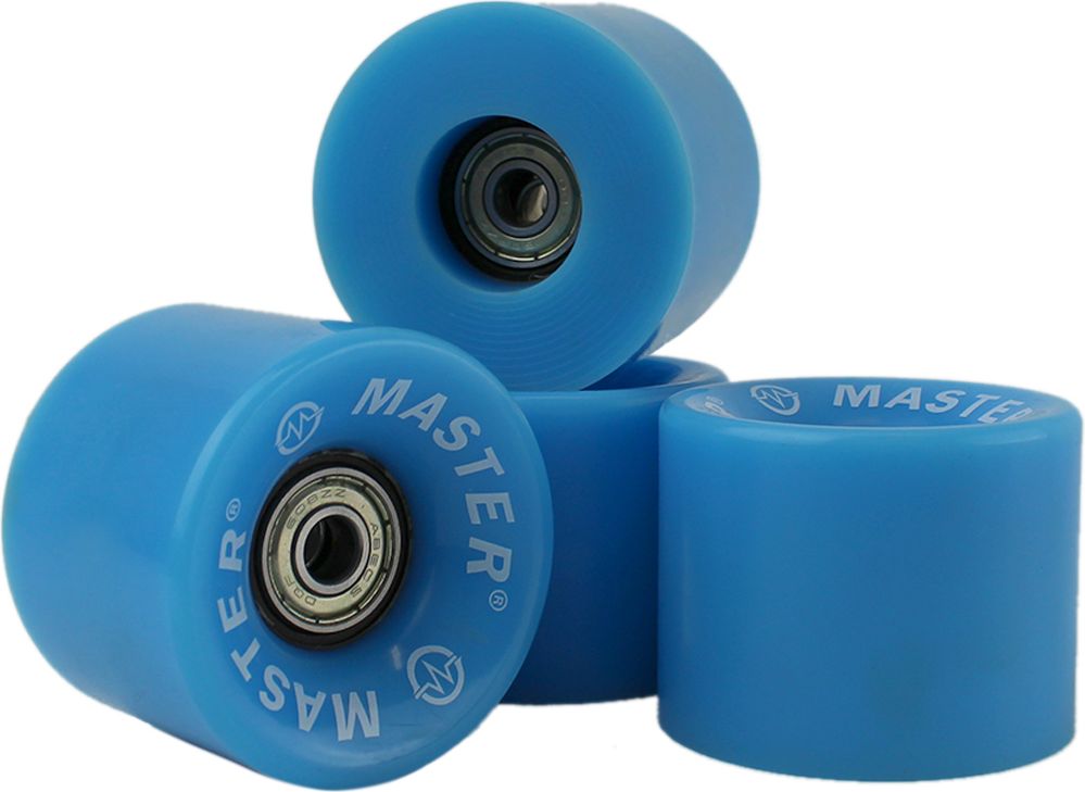 Kolečka pro plastik board MASTER - 60 x 45 mm - modré - obrázek 1
