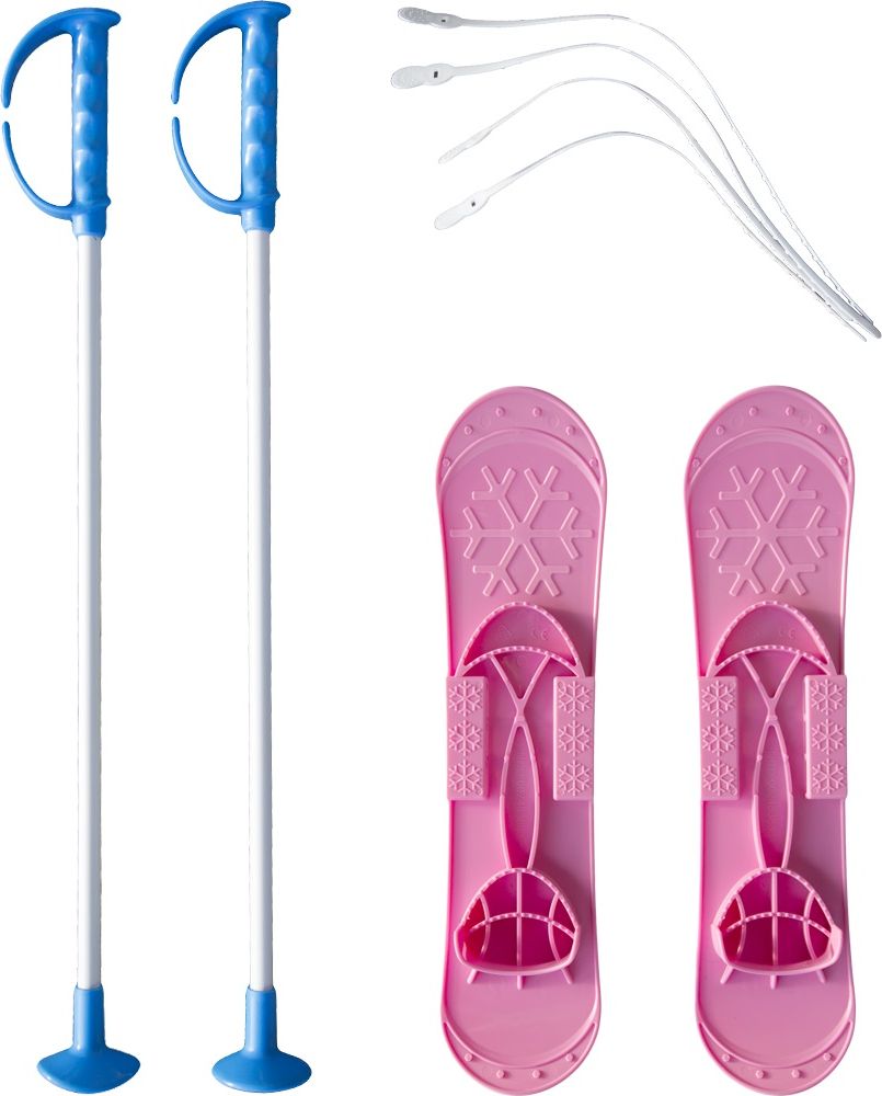 Baby Ski Big Foot 42 cm - růžové - obrázek 1