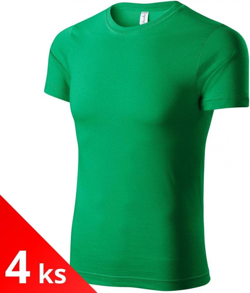 Piccolio 4x Trávově zelené Dětské lehké tričko - obrázek 1