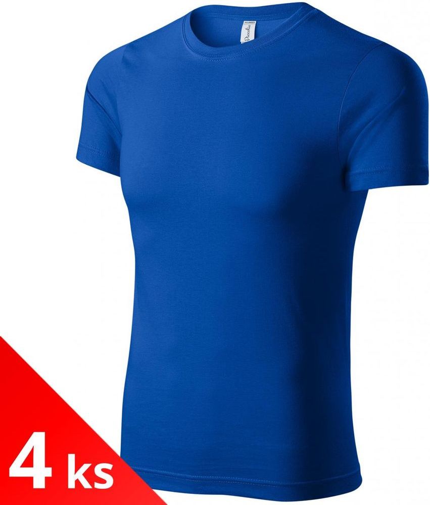 Piccolio 4x Královsky modré Dětské lehké tričko - obrázek 1