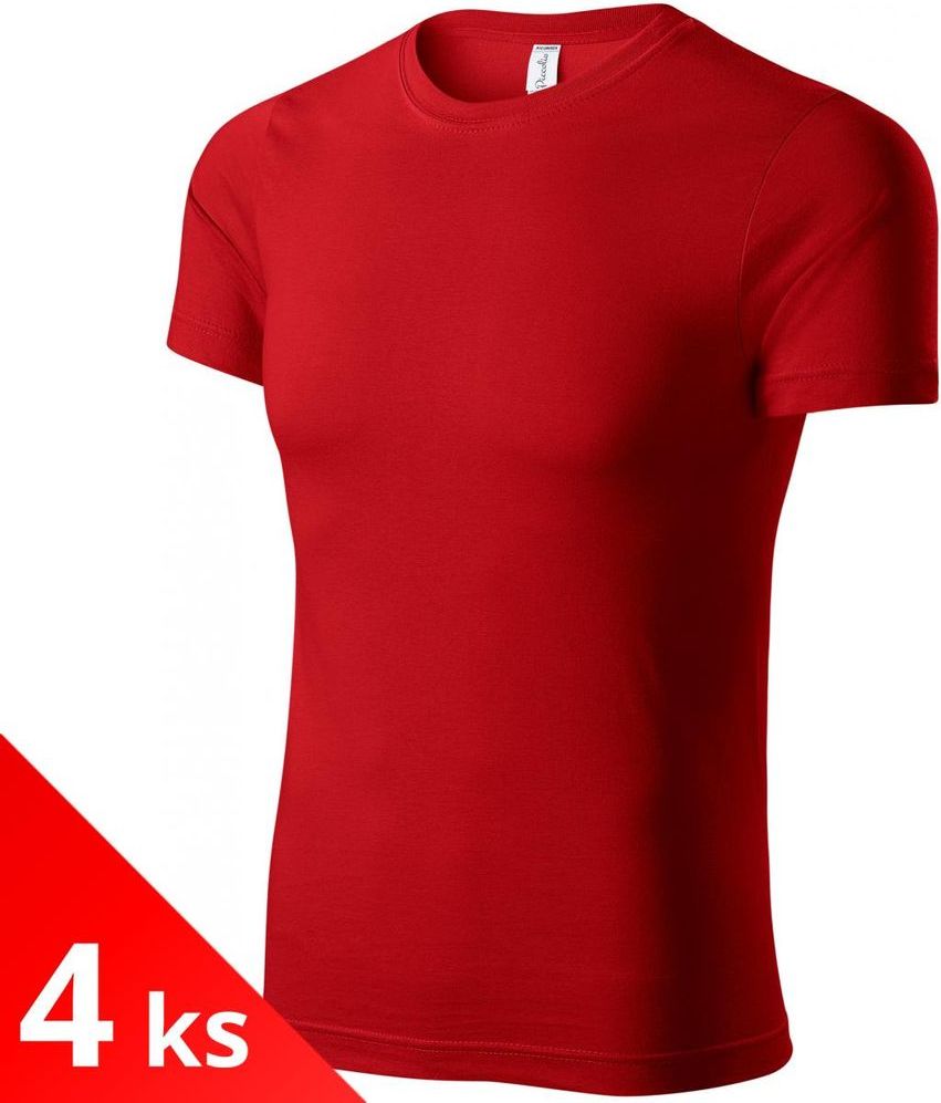 Piccolio 4x Červené Dětské lehké tričko - obrázek 1