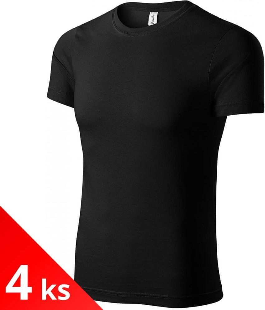 Piccolio 4x Černé Dětské lehké tričko - obrázek 1