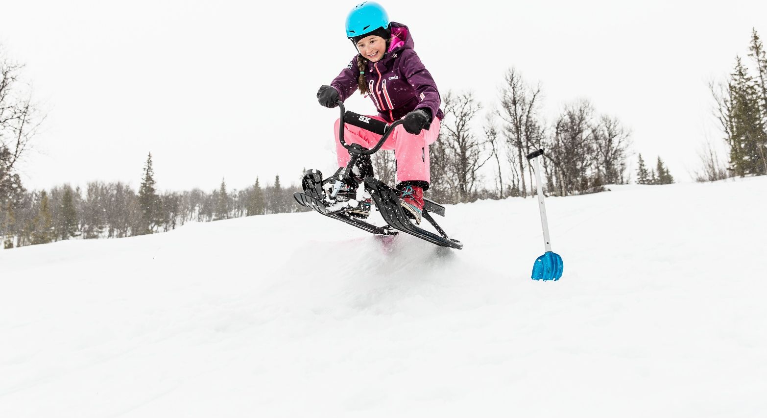 Skibob STIGA Snow Racer SX PRO - černý - obrázek 3
