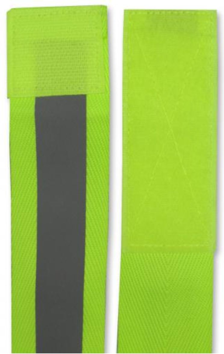 Reflexní páska textilní na suchý zip 135 x 4 cm - obrázek 2