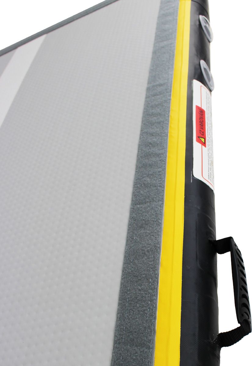 Airtrack MASTERJUMP S-Pro nafukovací žíněnka 600 x 100 x 10 cm - šedá - černá - obrázek 4