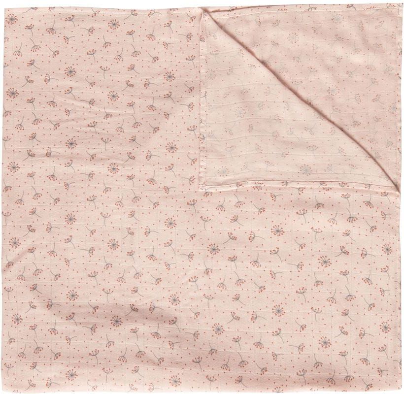 Bebe-jou Mušelínová plenka 110x110 cm Fabulous Wish Pink - obrázek 1