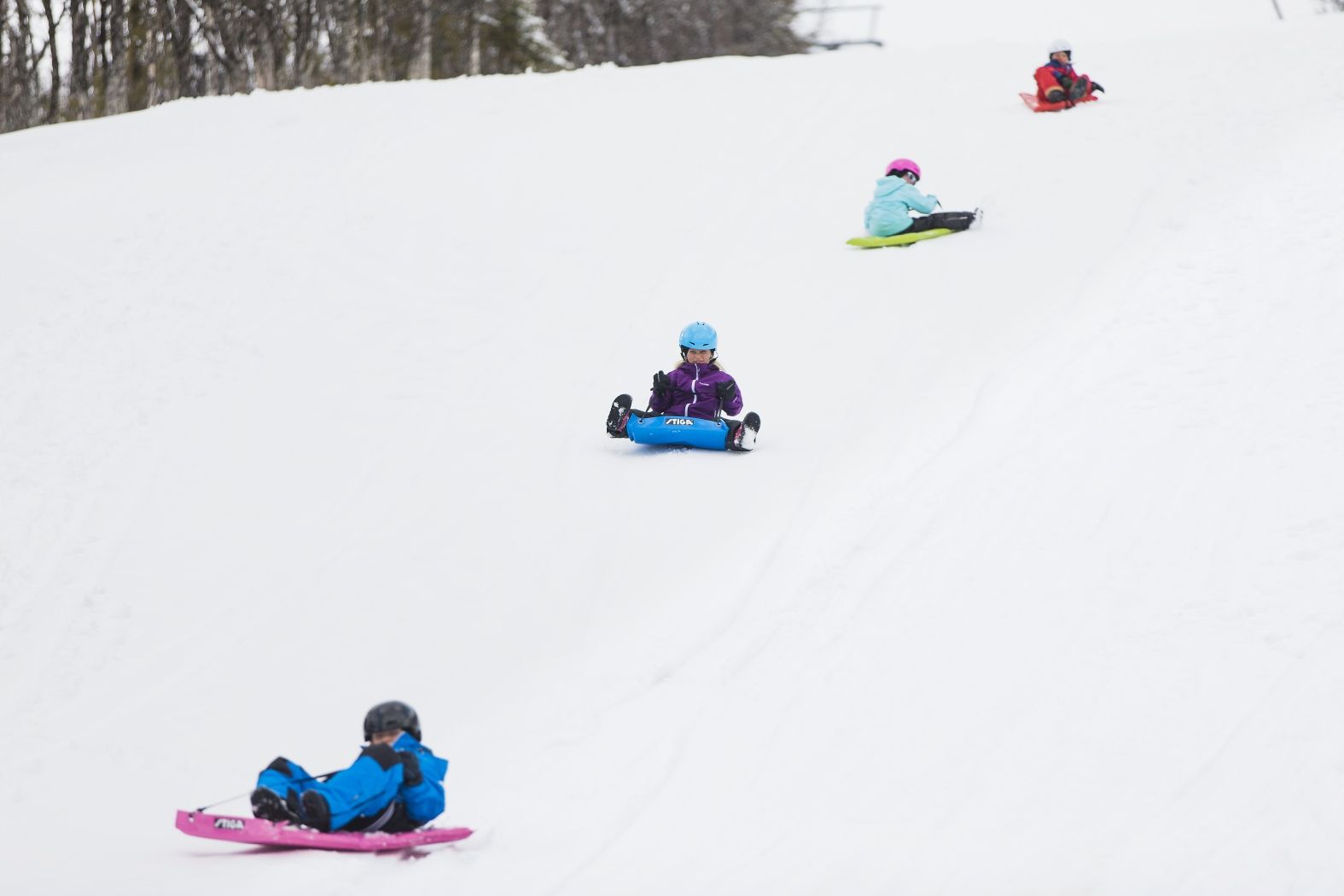Sáňkovací pytel STIGA Snow Flyer - černý - obrázek 5