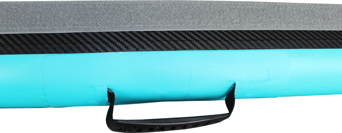 Airtrack MASTERJUMP nafukovací žíněnka 400 x 100 x 10 cm - šedá - modrozelená - obrázek 5