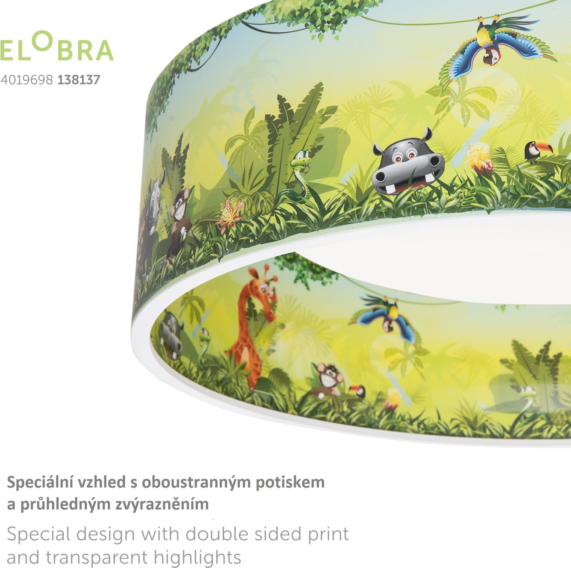 Elobra Wildnis Starlight dětské stropní svítidlo - obrázek 3