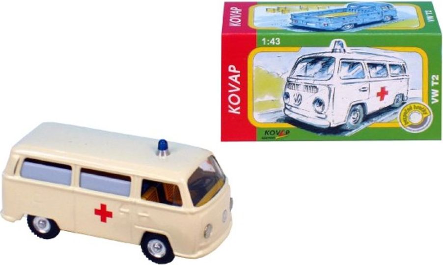 Kovap Auto VW Ambulance kov 12cm 1:43 v krabičce Kovap - obrázek 2
