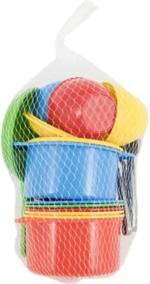 Teddies Sada nádobí plast barevné 18ks v síťce 12m+ - obrázek 3