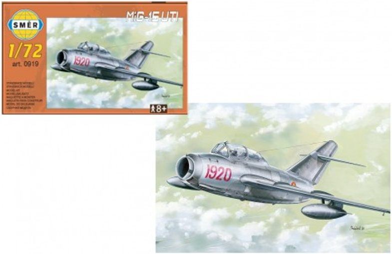 Směr Model MiG-15 UTI 1:72 15 x 14 cm v krabici 25x14x5 cm - obrázek 1