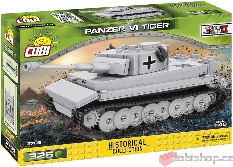 Cobi 2703 SMALL ARMY Panzer VI Tiger, 1:48, 326 k - obrázek 1