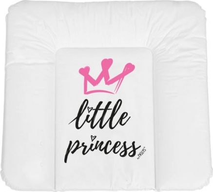 NELLYS Přebalovací podložka, měkká, Little Princess, 85 x 72 cm, bílá - obrázek 1