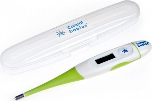 Canpol Babies Digitální teploměr s měkkou koncovkou - různé barvy koncovek - obrázek 1