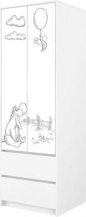 BabyBoo Skříň s motivem Medvídek PÚ - black