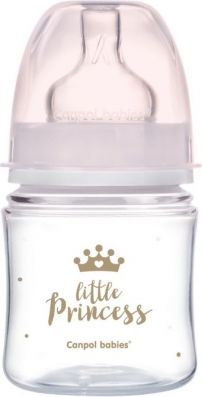 Canpol Babies Antikoliková lahvička 120ml  - Little Princess - obrázek 1