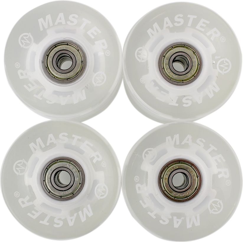 Kolečka svítící pro plastik board MASTER - 60 x 45 mm - obrázek 1